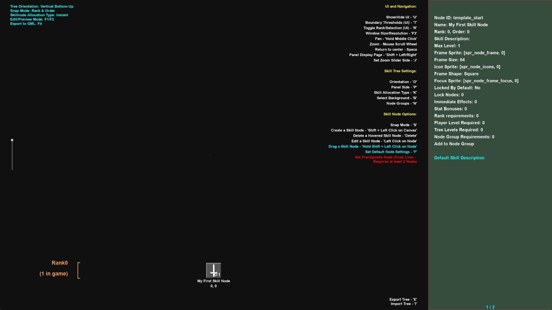 The Visual Editor main screen